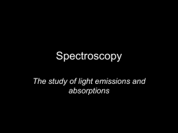 AstronomicalSpectroscopy