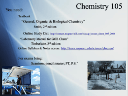 Nuclear Chemistry - Rogue Community College