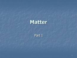 Matter - EdPsyc Interactive