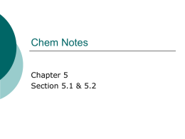 Chem Notes