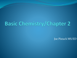 Basic Chemistry /Chapter 2 - Wilkes