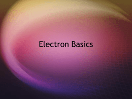 What is an electron?