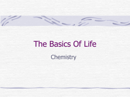 Bio02 Chemistry