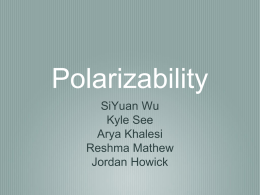 Polarizability