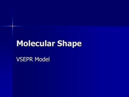 Molecular Shape - Wappingers Central School District