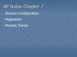 AP Notes Chapter 8