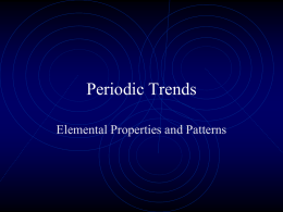 Periodic Trends - Greer Middle College || Building the Future