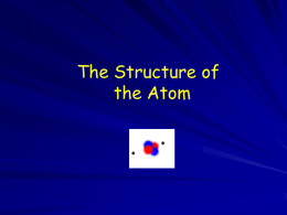 atoms ppt lecture - Mayfield Science