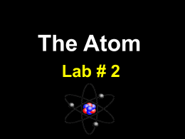 What is the structure of an atom?