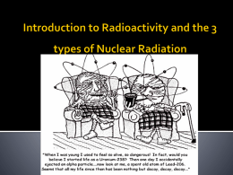 radiation!!! - Mr Schmitt
