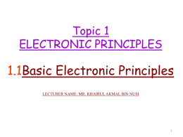 chapter 1 – electronic principles - ja505
