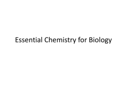 Essential Chemistry for Biology - Saint Demetrios Astoria School