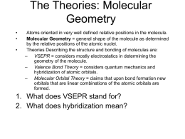 The Theories: Molecular Geometry