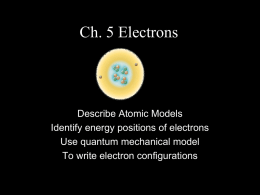 CH5 Electrons