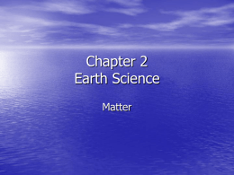 Chapter 2 Earth Science