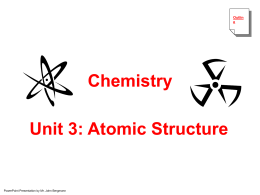 Unit 3 Atomic Structure - Teach-n-Learn-Chem
