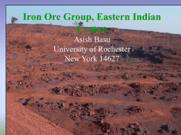Iron Ore Group, Eastern Indian Craton