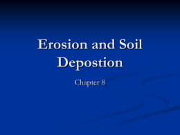 Soil Erosion and Depostion PowerPoint