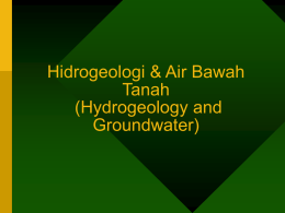 hidrologi - Universiti Sains Malaysia