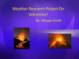 Weather Research Project On Volcanoes!