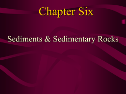 CHAPTER 6: SEDIMENTATION AND SEDIMENTARY ROCKS