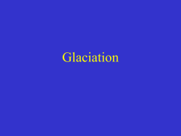 Glaciation - Crescent School