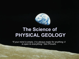 Intro to Physical Geology