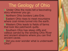 The Geology of Ohio