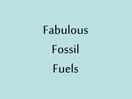 Fossil Fuels PowerPoint