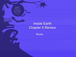 Inside Earth Chapter 5 Review