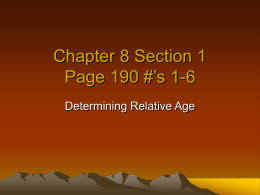 Chapter 8 Section 1 #`s 1-6