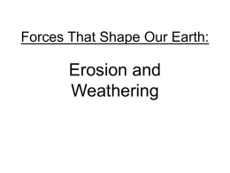 Forces That Shape Our Earth