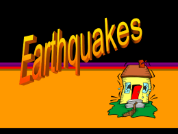 2nd revision Earthquakes