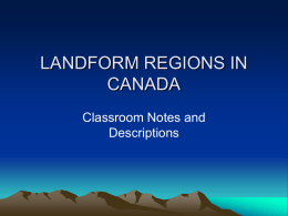 landform regions in canada - Mr. Kramar`s Social Studies Website