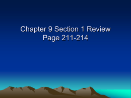 Chapter 9 Section 1 Review and Study Notes (1)