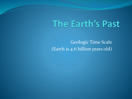The Earth`s Past