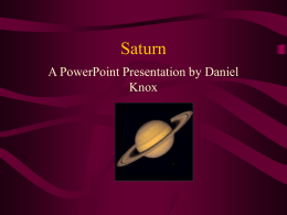 Saturn Presentation