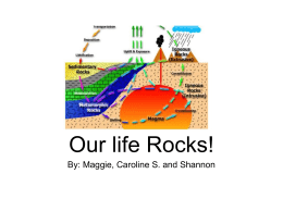 By: Maggie, Caroline S. and Shannon Our life Rocks! Izzy Igneous