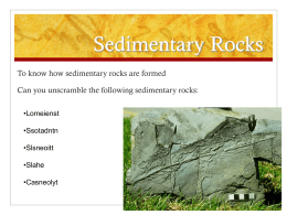 Sedimentary Rocks - Noadswood Science