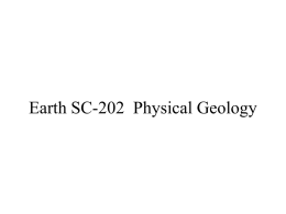 What is Physical Geology?