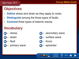 Seismic Waves and Earth`s Interior