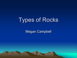 Types of Rocks PowerPoint
