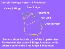 Georgia Geology Notes
