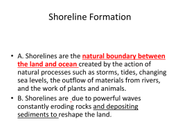 Shoreline Formation - Wingate-Science