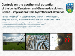 Controls on the geothermal potential of the buried Kentstown and
