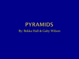 Pyramids - United Elementary School