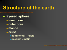 Chapter 16: The Earth and Its Crustal Resources