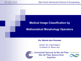 Medical Image Classification using Mathematical Morphology