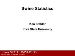 Basic statistics - Iowa State University