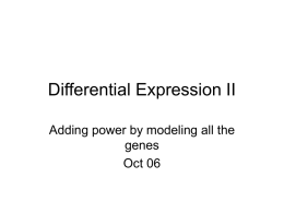 Differential Expression II